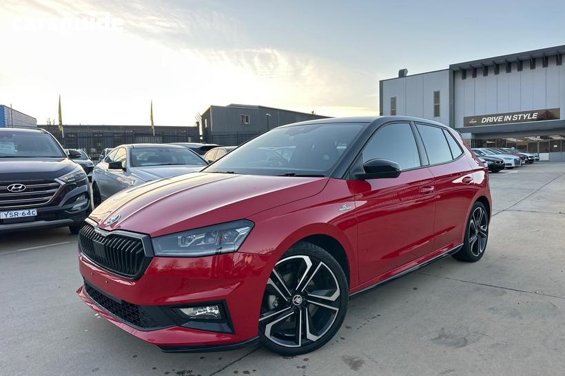 Red 2023 Skoda Fabia Hatchback Monte Carlo Edition 150