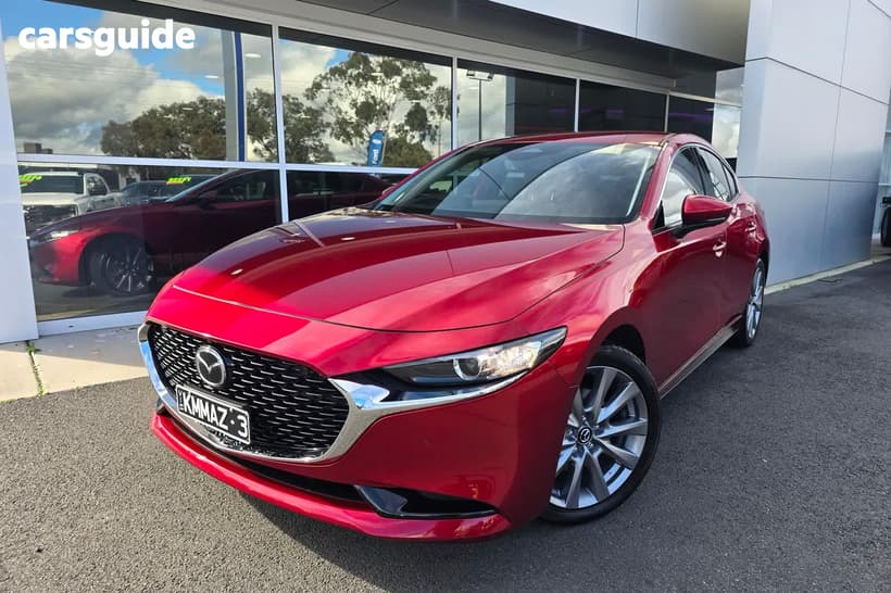 Red 2023 Mazda 3 Sedan G20 Touring
