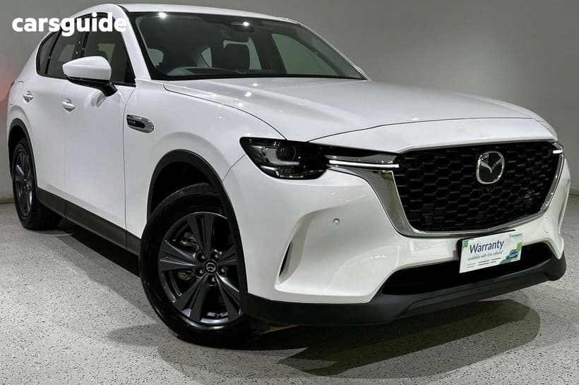 White 2023 Mazda CX-60 Wagon P50E Evolve Phev