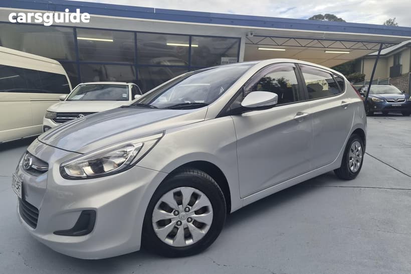 Silver 2016 Hyundai Accent Hatchback Active