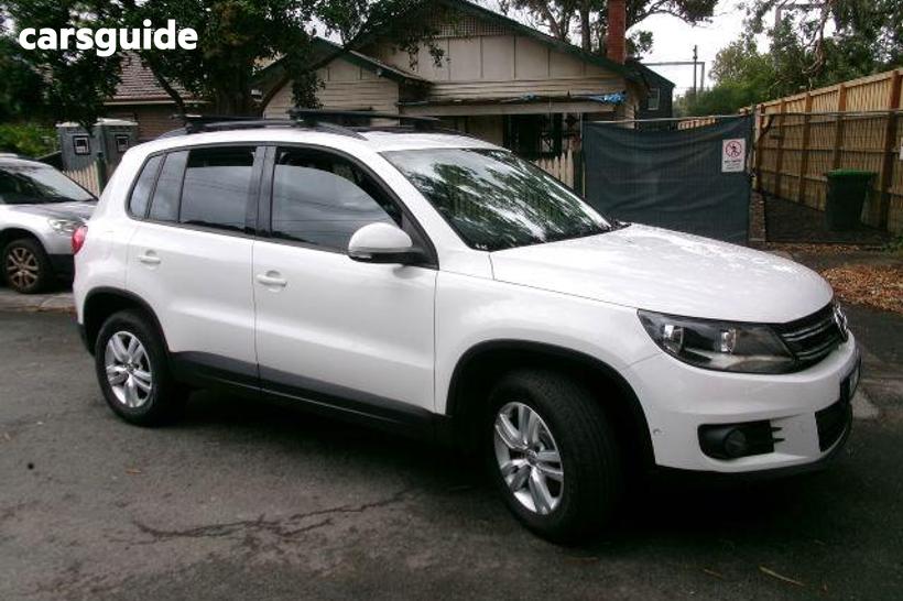 White 2013 Volkswagen Tiguan Wagon 103 Tdi Pacific