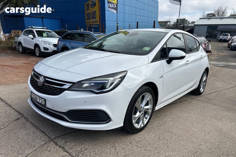 White 2017 Holden Astra Hatchback Rs