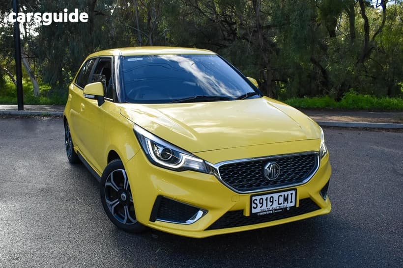 Yellow 2021 MG MG3 Hatchback Excite (With Navigation)