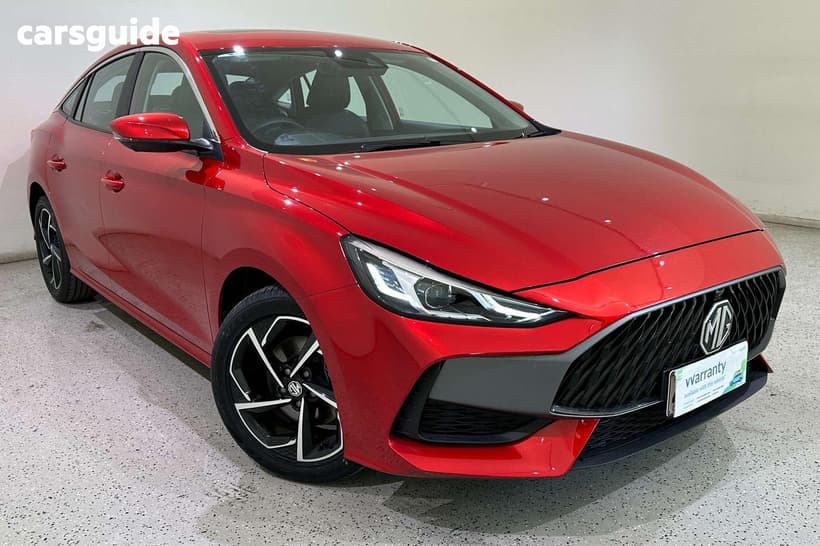 Red 2024 MG MG5 Sedan Essence