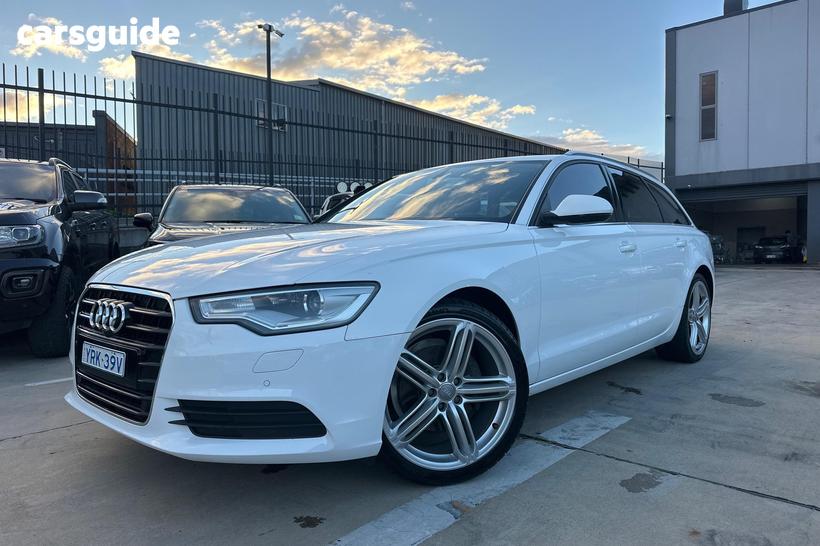 White 2013 Audi A6 Wagon 2.0 Tfsi Avant