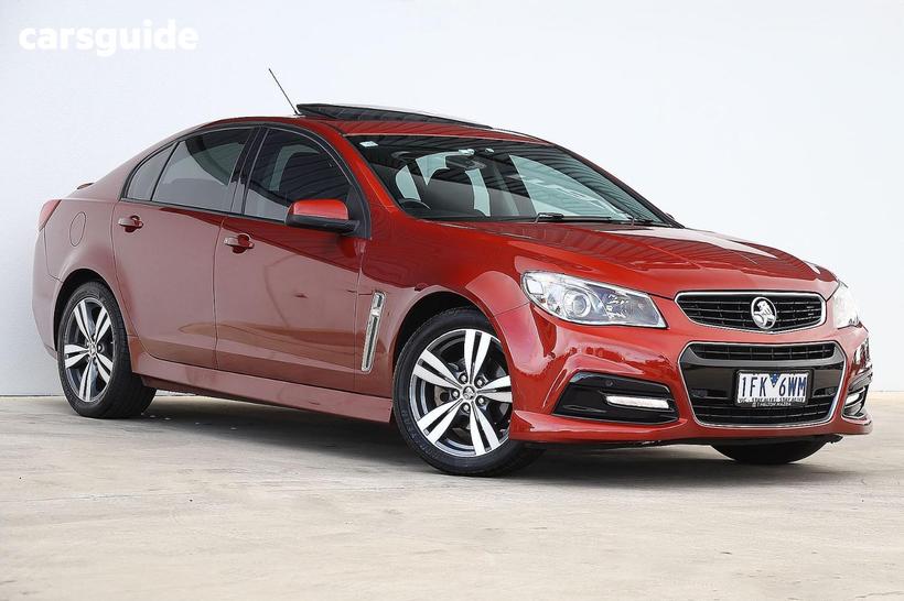 Red 2015 Holden Commodore Sedan Sv6