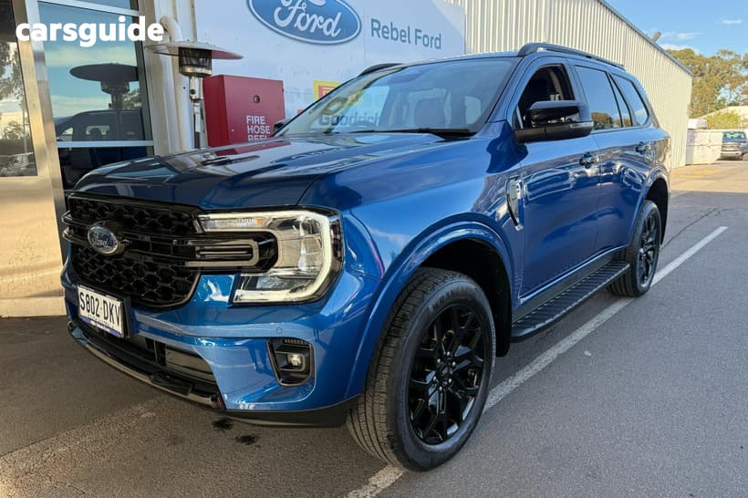 Blue 2025 Ford Everest Wagon Sport (Rwd)