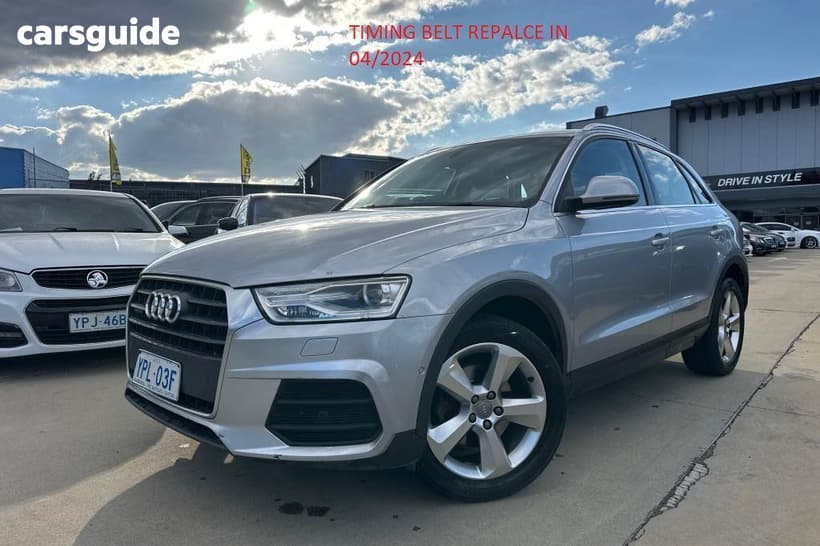 Silver 2016 Audi Q3 Wagon 2.0 Tdi Quattro (110Kw)