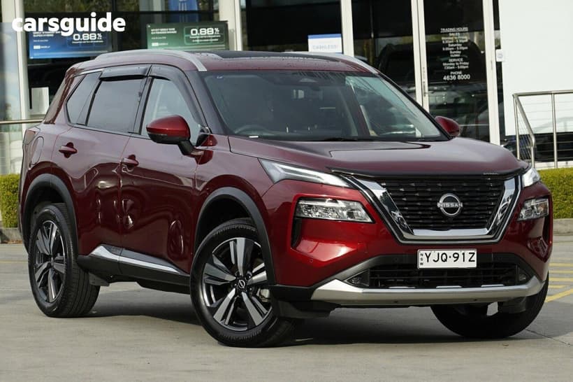 Red 2023 Nissan X-Trail Wagon Ti (4Wd)