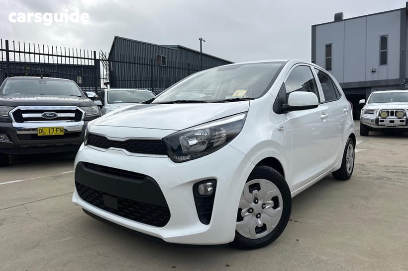 White 2020 Kia Picanto Hatchback S