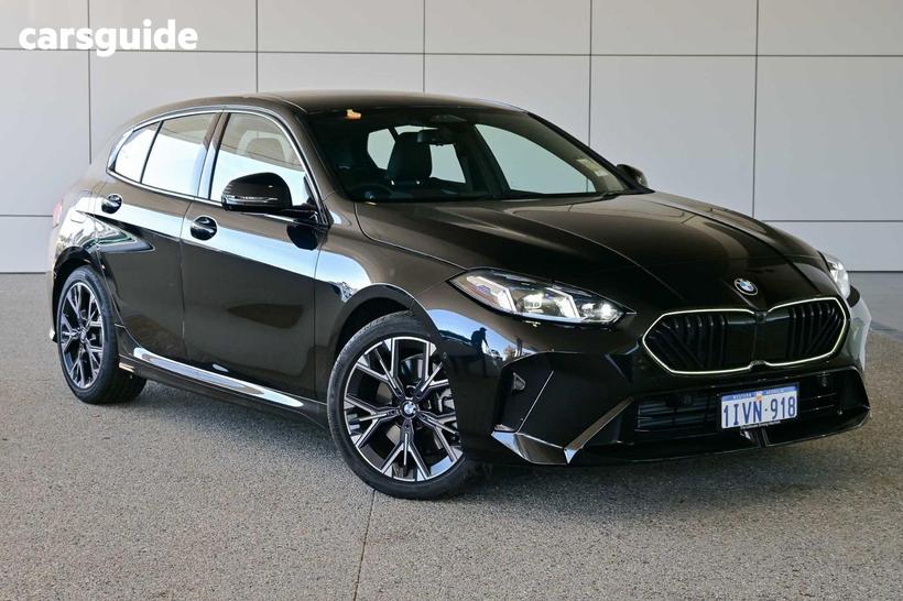 Black 2025 BMW 120 Hatchback M Sport