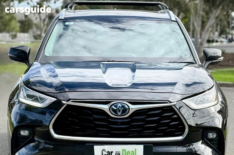 Black 2022 Toyota Kluger Wagon Grande Hybrid Awd