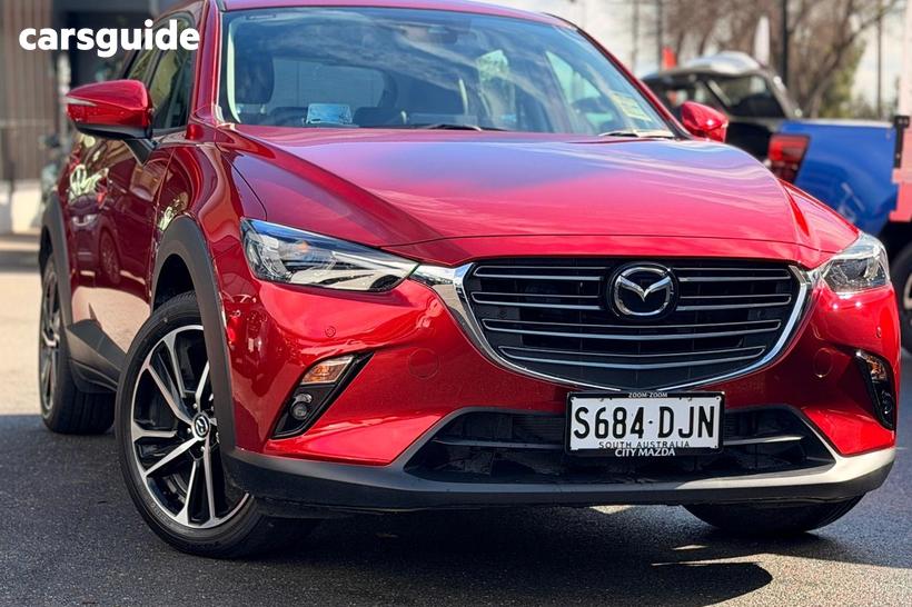 Red 2025 Mazda CX-3 Wagon G20 Evolve