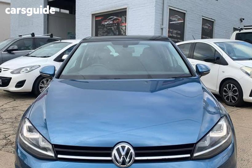 Blue 2015 Volkswagen Golf Hatchback 103 Tsi Highline