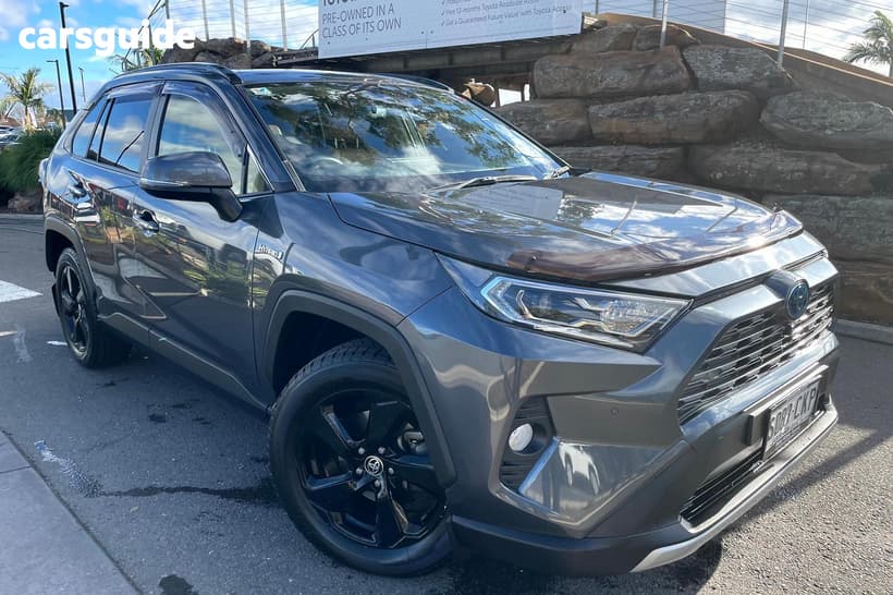 Grey 2021 Toyota RAV4 Wagon Cruiser (Awd) Hybrid