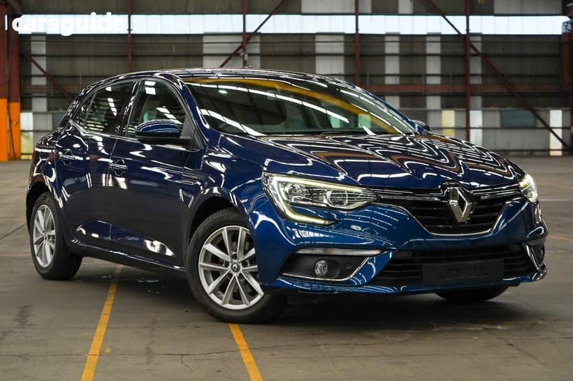 Blue 2017 Renault Megane Hatchback Zen