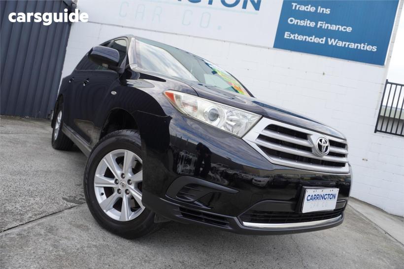 Black 2012 Toyota Kluger Wagon Kx-R (4X4) 5 Seat