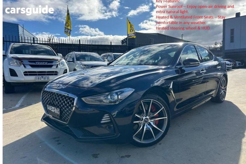 Black 2019 Genesis G70 Sedan 3.3T Ultimate