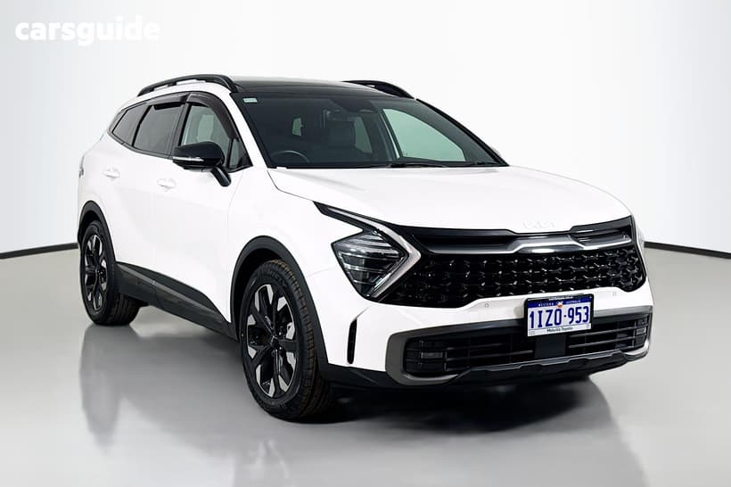 White 2022 Kia Sportage Wagon Gt-Line (Awd)