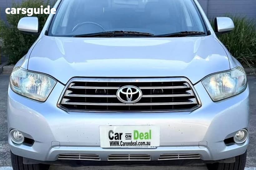Silver 2009 Toyota Kluger Wagon Kx-S (Fwd)
