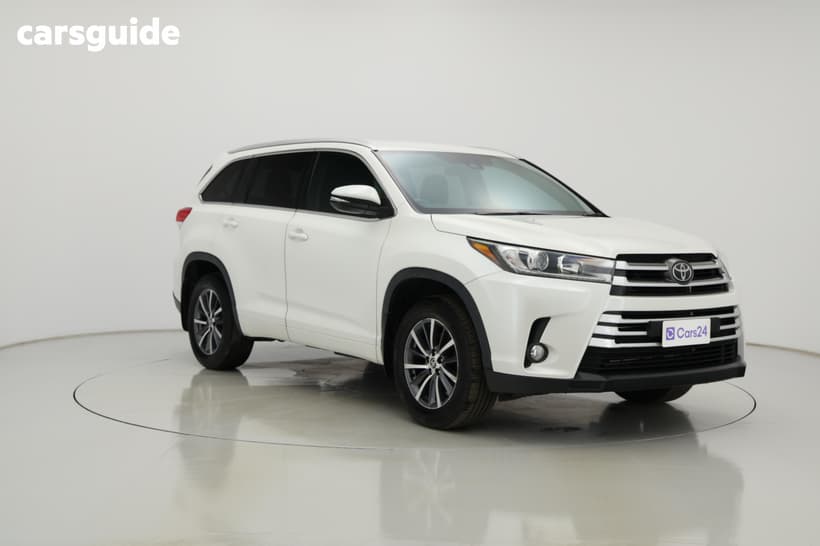 White 2019 Toyota Kluger Wagon Gxl (4X4)