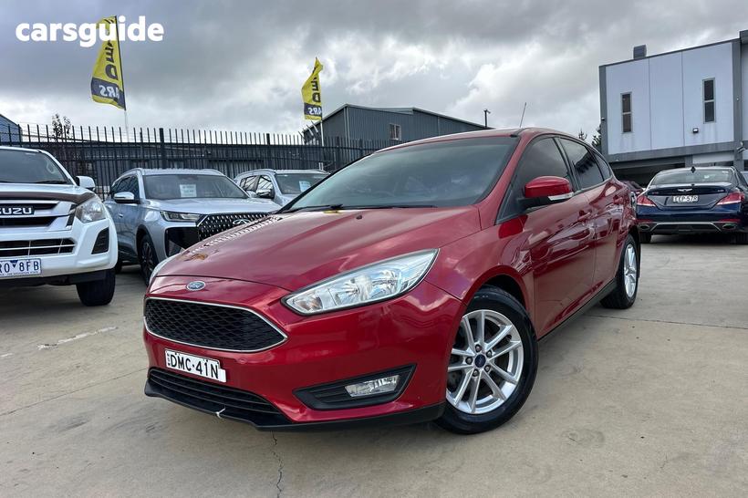 Red 2016 Ford Focus Hatchback Sport