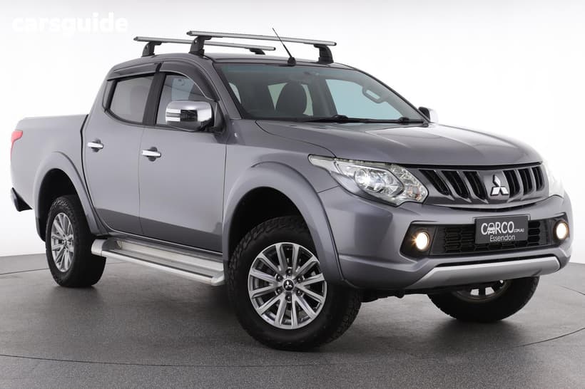 Grey 2018 Mitsubishi Triton Dual Cab Utility Gls (4X4)