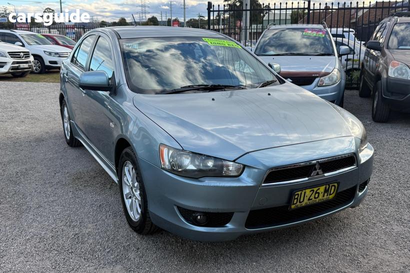 Blue 2009 Mitsubishi Lancer Sedan Vr