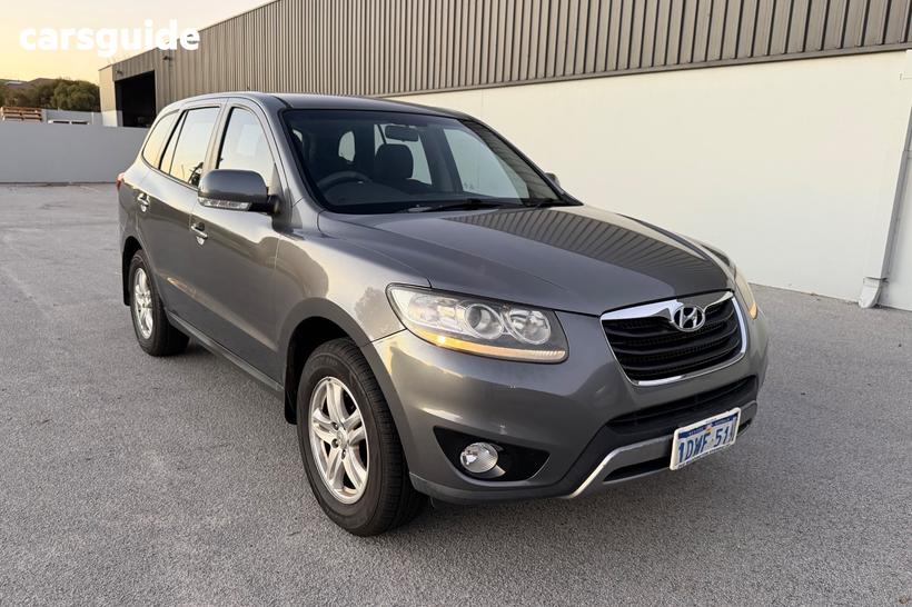 Grey 2012 Hyundai Santa FE Wagon Slx Crdi (4X4)
