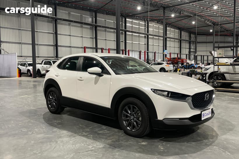 White 2024 Mazda CX-30 SUV