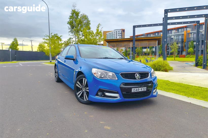 Blue 2015 Holden Commodore Sedan Sv6 Storm