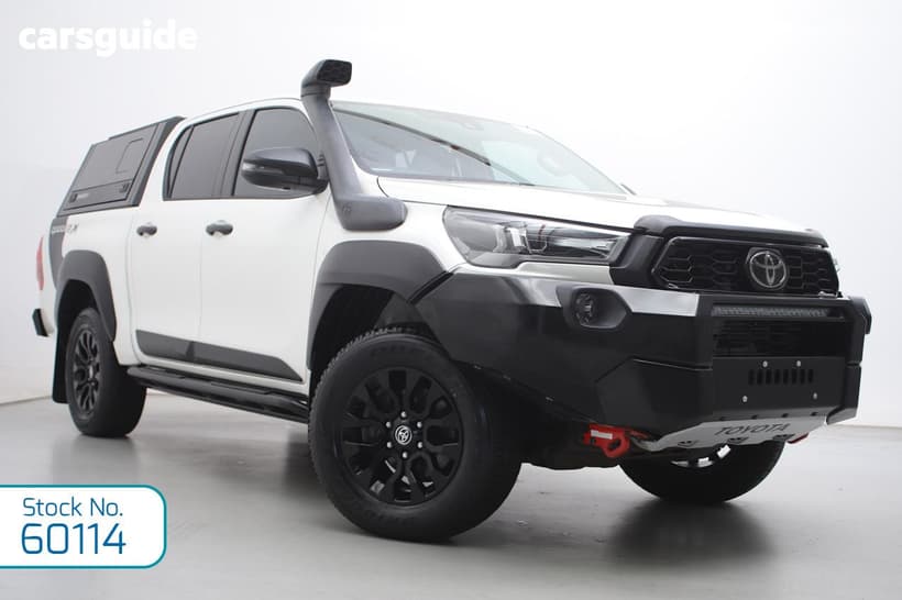 White 2021 Toyota Hilux Double Cab Pick Up Rugged X (4X4)