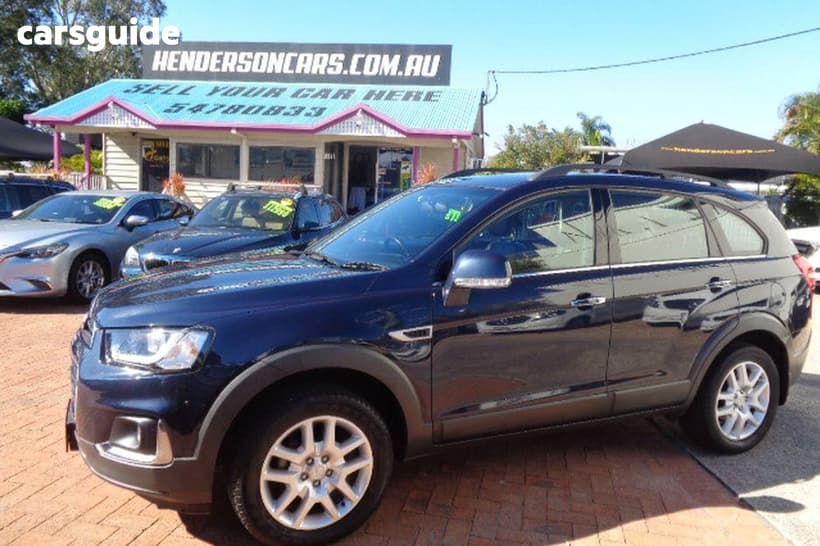 Blue 2017 Holden Captiva Wagon Active 7 Seater
