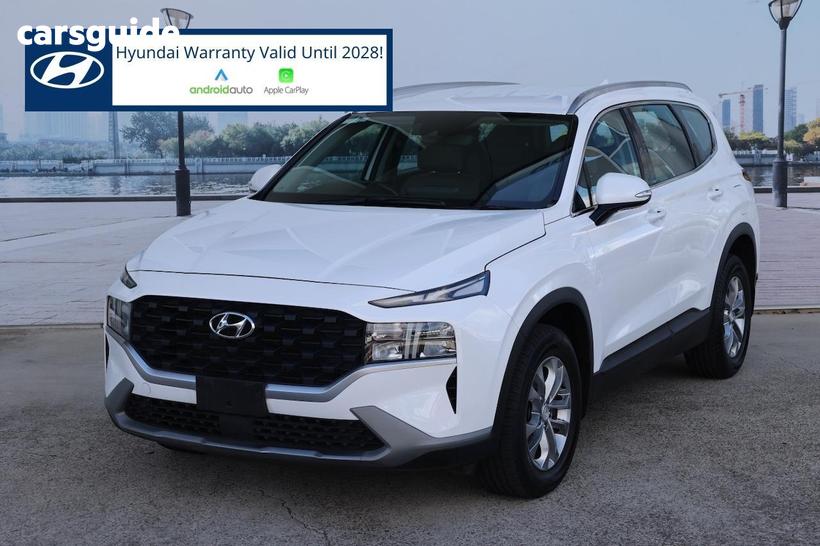 White 2023 Hyundai Santa FE Wagon Mpi (2Wd)