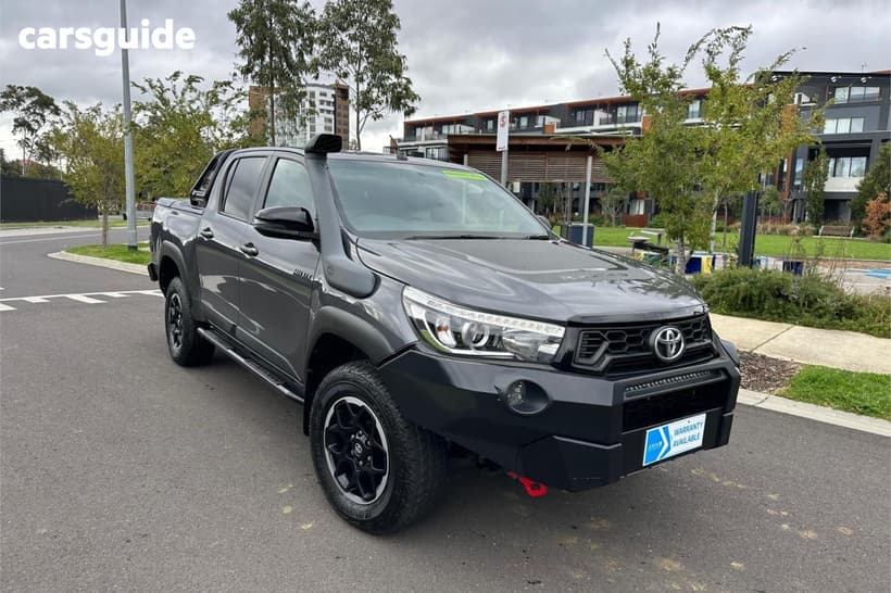 Grey 2018 Toyota Hilux Dual Cab Utility Rugged X (4X4)