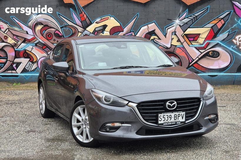 Grey 2017 Mazda 3 Sedan Sp25 Gt