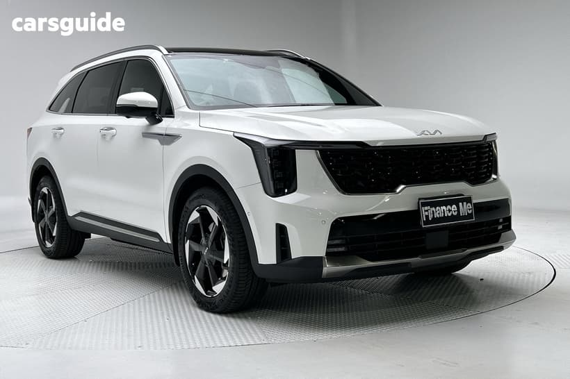 White 2025 Kia Sorento Wagon Gt-Line Hev Awd