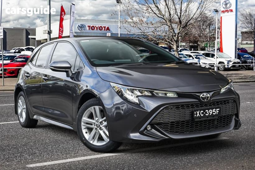 Grey 2022 Toyota Corolla Hatchback Sx