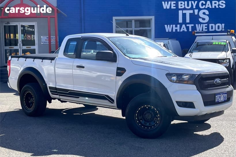 White 2018 Ford Ranger Super Cab Chassis Xl 2.2 Hi-Rider (4X2)