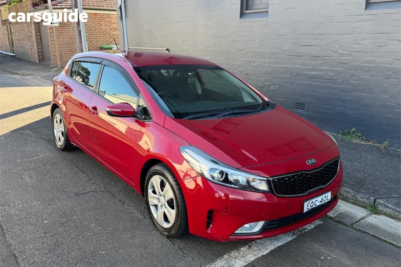 Red 2016 Kia Cerato Hatchback S