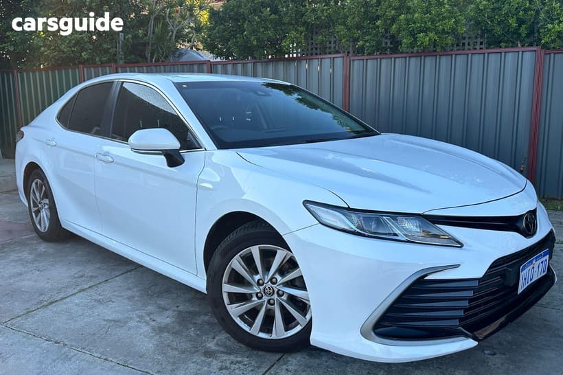 White 2021 Toyota Camry Sedan ASCENT