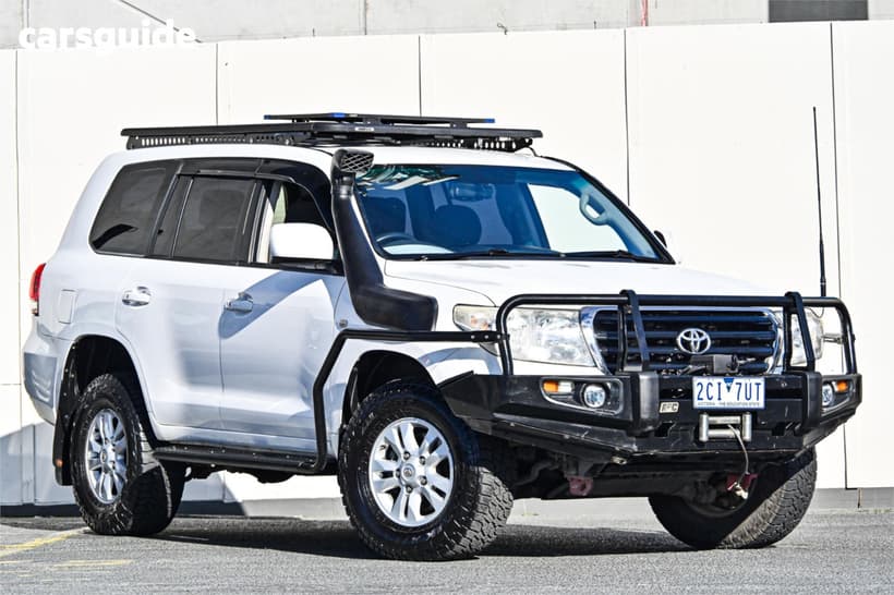 White 2008 Toyota Landcruiser Wagon Gxl (4X4)