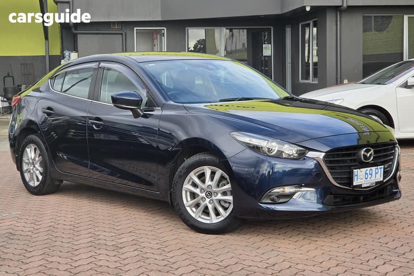 Blue 2018 Mazda 3 Sedan Maxx Sport