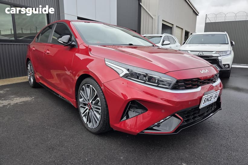Red 2021 Kia Cerato Sedan Gt