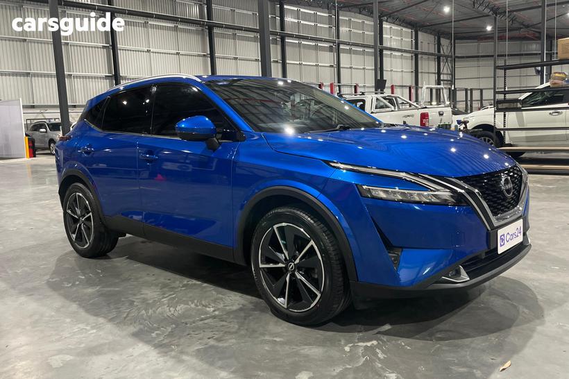 Blue 2022 Nissan Qashqai Wagon St-L