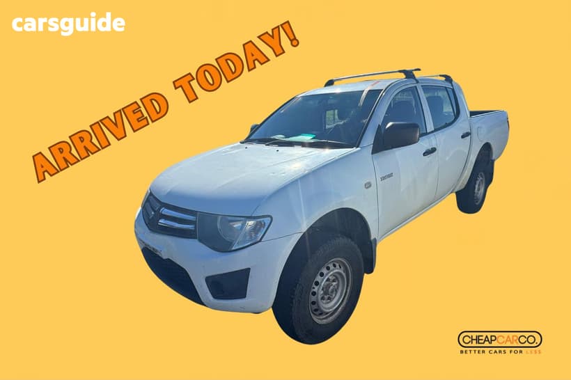 White 2012 Mitsubishi Triton Double Cab Utility Glx