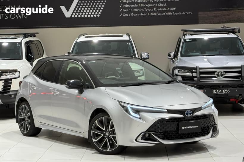 Silver 2025 Toyota Corolla Hatchback Zr Hybrid