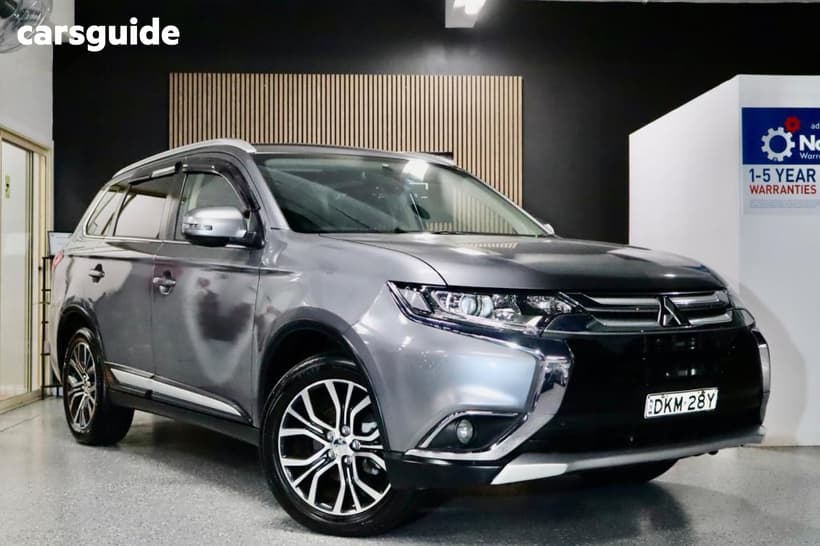 Grey 2016 Mitsubishi Outlander Wagon Ls Safety Pack (4X2)