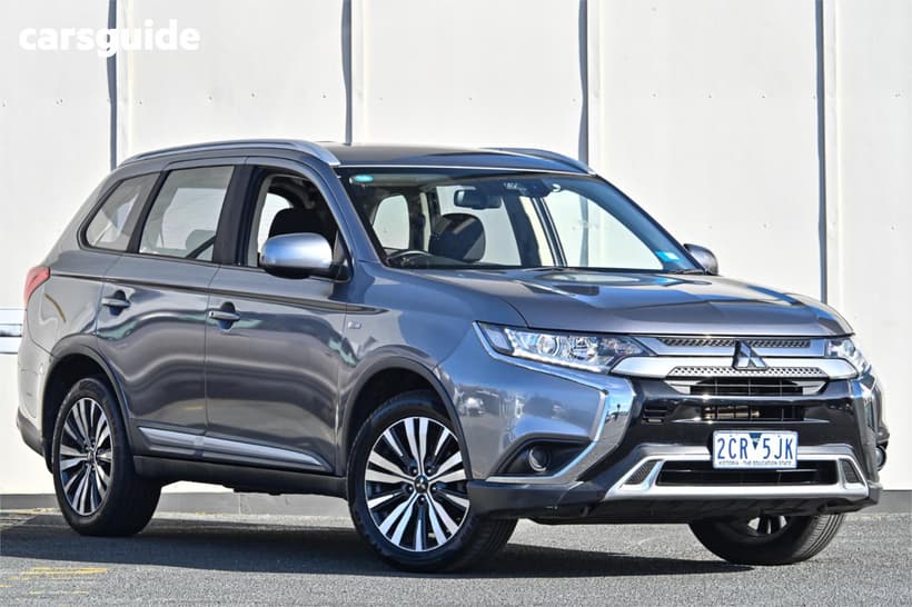 Grey 2019 Mitsubishi Outlander Wagon Es Adas 5 Seat (Awd)