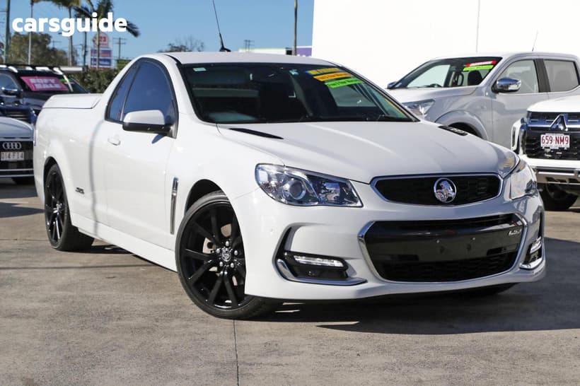 White 2016 Holden UTE Utility Ss-V